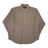 Yarmouth Ralph Lauren Checked Shirt - XL Brown Cotton