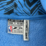 Oklahoma City Thunder Nba Graphic Hoodie - 2XL Blue Cotton