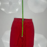 Polo By Ralph Lauren Cord Trousers - 30″ Waist Red Corduroy