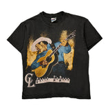 Chris Ledoux Hanes Single Stitch T-Shirt - Large Black Cotton