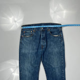501 Levis Jeans - 36W 30L Blue Denim