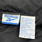 Reebok Windbreaker - XL Black Nylon