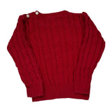Age 2 Ralph Lauren Jumper - 3XS Red Knitted