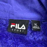 Fila Fleece Jacket - XL Blue Polyester