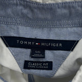 Tommy Hilfiger Shirt - Large White Cotton