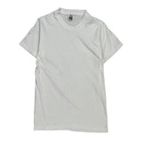 Blank Fruit Of The Loom Single Stitch T-Shirt - Small White Cotton