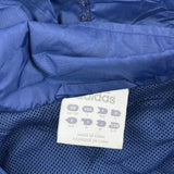 Adidas Jacket - Small Blue Nylon