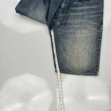 Levis Denim Shorts - 38W 10L Blue Cotton