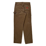 Dickies Carpenter Pants - 30W 31L Brown Cotton
