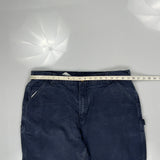 Carhartt Carpenter Trousers - 38W 30L Grey Cotton