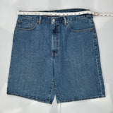 Levis Denim Shorts - 36W 10L Blue Cotton