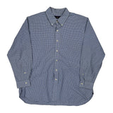 Ralph Lauren Checked Shirt - XL Blue Cotton