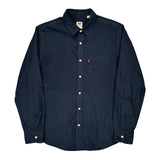 Levis Polka Dot Shirt - Large Navy Cotton