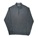 Polo By Ralph Lauren 1/4 Zip - XL Gray Cotton