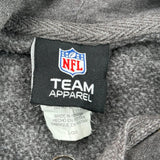 Pittsburgh Steelers Nfl Hoodie - Large Gray Cotton Blend