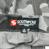 Authentic Collection Southpole Camo Cargo Shorts - 34W 11L Camo Cotton