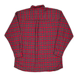 Chaps Ralph Lauren Checked Flannel Shirt - XL Red Cotton