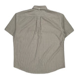Tommy Hilfiger Checked Short Sleeve Shirt - XL Beige Cotton
