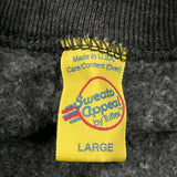 1990'S Blank Made In USA Tultex Sweatshirt - Large Grey Cotton Blend