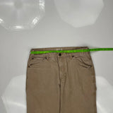 Schmidt Carpenter Trousers - 35W 30L Brown Cotton