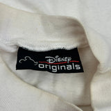 Disney Cartoon T-Shirt - Small White Cotton