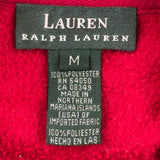 Ralph Lauren Fleece - Medium Red Polyester
