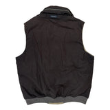 Nautica Vest - 2XL Brown Cotton Blend