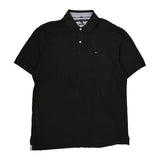 Tommy Hilfiger Polo Shirt - XL Black Cotton
