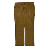 Dickies Carpenter Pants - 36W 31L Brown Cotton