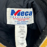 Soccer Manager Mecca Varsity Jacket - Large Black Nylon