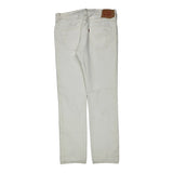 Levis 501 Jeans - 35W 30L White Cotton