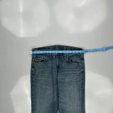527 Levis Boot Cut Jeans - 32W 34L Blue Cotton