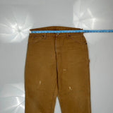 Dickies Carpenter Pants - 34W 30L Brown Cotton