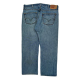501 Levis Jeans - 36W 27L Blue Cotton