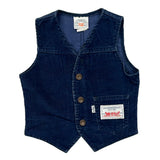 Age 3 Levis Waistcoat - 3XS Blue Corduroy