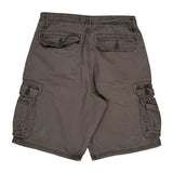 Lee Cargo Shorts - 32W 11L Grey Cotton