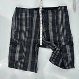 Nike Checked Cargo Shorts - X-Largew 11L Black Cotton