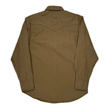 Wrangler Shirt - Large Brown Cotton