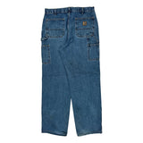 Carhartt Carpenter Jeans - 34W 34L Blue Cotton