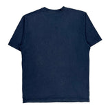 Carhartt Henley T-Shirt - Medium Blue Cotton