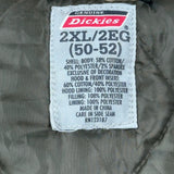 Dickies Jacket - 2XL Green Cotton Blend