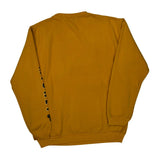 Mickey Mouse Disney Cartoon Sweatshirt - Large Yellow Polyester Blend