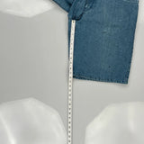 Qruel Denim Shorts - 34W 12L Blue Cotton