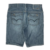 Levis Denim Shorts - 37W 11L Blue Cotton Blend
