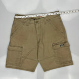 Wrangler Cargo Shorts - 36W 11L Khaki Cotton