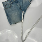 Levis Denim Shorts - 34W 10L Blue Denim