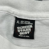 Farmhouse Fraternity Spring Rush 1991 Screen Stars Graphic T-Shirt - XL White Cotton Blend