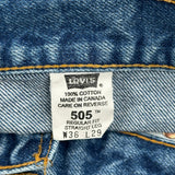 Levis Jeans - 34W 27L Blue Cotton