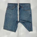 Levis Denim Shorts - 36W 10L Blue Cotton