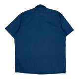 Dickies Short Sleeve Shirt - XL Blue Cotton